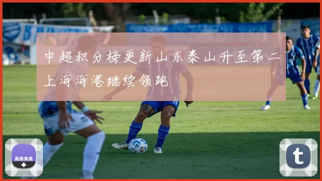中超积分榜更新山东泰山升至第二上海海港继续领跑